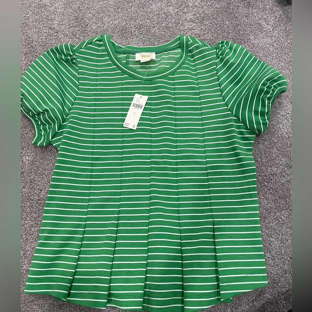 Maeve for Anthropologie structure peplum top! NWT
